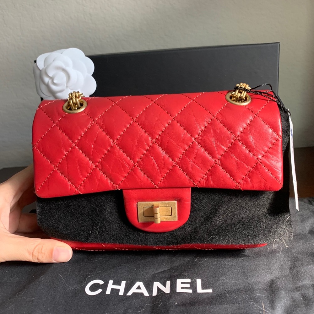 NWT Chanel Red Mini Reissue - Picture 1 of 8